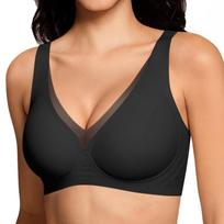 Plus Size Seamless Soft Support Wireless Anti Sagging Minimizer Bra For Women S juoda