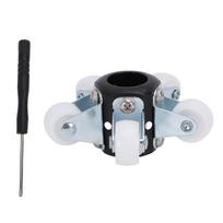 Sewer Camera Guide Wheel 23mm Inspection Camera Roller Guide Wheel Protective Cover for 100mm Above Pipe Stainless steel + nylon