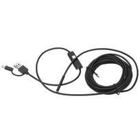 AN100-5.5 5.5mm Flexible Wire 3 in 1 Endoscope for Android Phone Borescope Pipeline Automobile Inspection3.5m Color: As shown in the picture