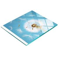 Decorative Kitchen Board Tempered Glass For Cutting Dandelion 60X52 Cm