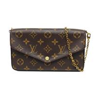 [Pre-Owned] Felicie Pochette Classic Monogram Coated Canvas And Leather Three-In-One Chain Bag - Excellent #14XQ8EC ONE SIZE
