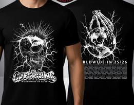 The Offspring Supercharged Worldwide in 26 Tour Mohawk Skull 2026 Unisex T Shirt 2XL