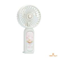 MEET SUN Portable Mini Handheld Electric FanQuiet Stand-up DesktopUSBCharging Sports Pocket Fan with Stand for On-the-Go Cooling balta