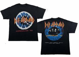 2 Sides 1992 Style Tour Def Leppard Band Shirt Black Unisex S-5XL XXXL