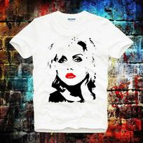 Blondie Debby Harry Hip Hop Rap Tee Top Unisex White Unisex All size Shirt A681 M black