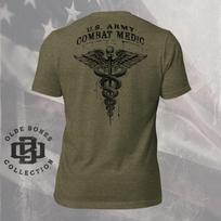 Army Combat Medic T-Shirt, Military Caduceus Graphic Tee 3XL