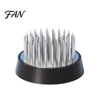 Kenzan Needle Holder Flower Frog for Floral Arrangement, Stainless Steel Pins with Stem Fixer Rubber Base, Arranging Tool Ikebana Moribana Vases XS