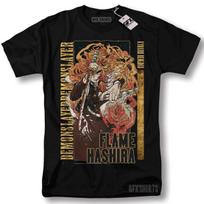 Flame Hashira Rengoku Demon Slayer Shirt Anime Manga Kimetsu no Yaiba T-Shirt XXXL