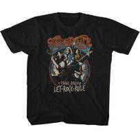 Aerosmith Let Rock Rule Tour 2014 On Stage Youth T Shirt Rock Band Music XXXL