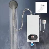 Momentinis karštas vanduo Elektrinis vandens šildytuvas Komplektas Skaitmeninis ekranas Vandens šildytuvas be rezervuaro Dušo šildymas Water Heater set EU