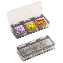 Large Capacity Portable Pill Box Waterproof Food-Grade Sealed Pill Dispenser Transparent Moisture-Proof Mini Vitamin Container gryna