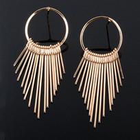Long Tassel Dangle Earrings For Women Drop Brincos Bijoux boucle d'oreille Fashion Jewelry Geometric Circle Earring