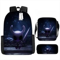 Hollow Knight Student School Bag Children'S Backpack Cartoon Anime Backpack Men'S Travel Bag Large Capacity Simple pencil bag