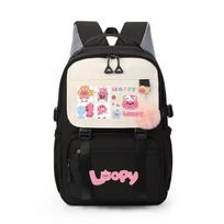 Little Beaver Loopy Ruby School Bag Female Grade 1 To 6 Elementary School Students Cute Large Capacity Lightweight Burden Reduction Backpack
