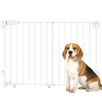 Stair Safety Gate, Door Safety Gate 74.5-111.5cm, Door Gate with Auto-Close, Two-Way One-Hand Opening, White 111.5 x 5 x 74.5 cm balta