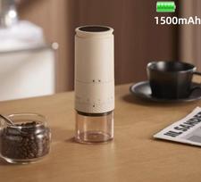 Electric Conical Burr Coffee Grinder - 30 Adjustable Grind Settings, 1500mAh USB-C Portable Bean Grinder for Espresso/Cold Brew, Travel & Home Use