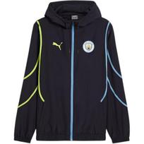 Puma Manchester City SS24 Comfortable Fashion Hooded Jacket Men jackets Navy-Blue 777580-24 L
