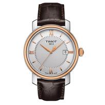 Tissot quartz mini dress watch featuring 29mm 316L stainless steel case, rose gold PVD coating, white mother-of-pearl T097.010.26.118.00 ruda