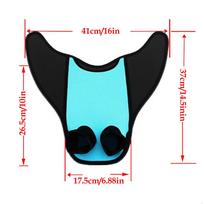 Swimming Fins Swimming Training Fins Short Blade Flippers Swim Fins Travel Size Flippers Swimming Fins for Snorkeling Diving
