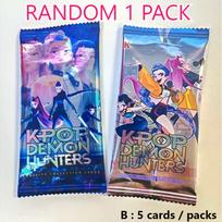 Kpop Demon Hunters Cards English Version Kids Toy Collection Cards Anime Cartoon Peripheral Collectible Cards