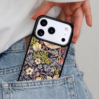 William Morris Strawberry Thief Phone Case for iPhone 17ProMax 12 13 14 15 16e 17 Pro Max Plus Air Cover iPhone 13