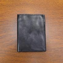Handmade Distressed Genuine Leather Men's Wallet with Multiple Card Slots, Short Style, Top Layer Cowhide, Vintage Large Banknote Wallet tamsiai ruda spalva
