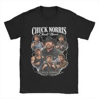 Chuck Norris RIP Memorial Graphic Printing T Shirts for Unisex Women Cotton Tee Shirt Clothing S