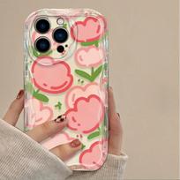 Korean Tulip Flower Phone Case For Huawei Honor 90 Lite 20 50 SE Nova 5T 11 7 9 10 P30 P40 Mate 30 40 Pro Shockproof Back Cover P40