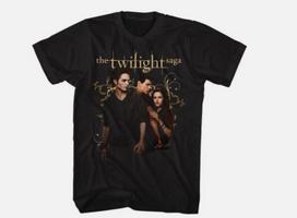 Twilight Edward Jacob Bella T-Shirt Black XXXL