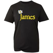 James Logotipo Marškinėliai Indie Roko Grupės Daisy Gerbėjų Įkvėptas Viršus Vyriškas Unisex Dovanų Marškinėlis XXXXL