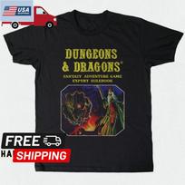 Dungeons and Dragons Fantasy Adventure Unisex Black T-shirt Size S-5XL XXXXL