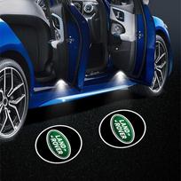 2Pcs Led Car Door Logo Emblem Welcome Light For Land Rover Freelander 2 L2 L319 L462 LF Range Sport Evoque L322 Discovery 2 3 4 5 Defender