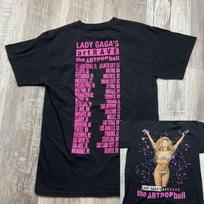Lady Gaga Art Rave The Artpop Ball Tour Graphic T Shirt Reprint Black XXXL