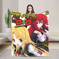 High School DxD Rias Gremory Anime Flanelinis pledas Anime Minkštas šiltas pledas miegamajam kelionėms Lova sofos užvalkalas 80x120cm(31x47inch)
