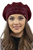 Vivisence 7050 bordowy uni nakrycie głowy beret