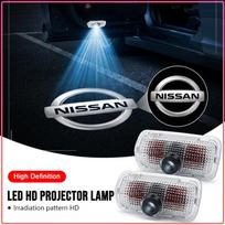 2Pcs Auto LED Door Welcome Projector Lights Wireless Ghost Shadow Step Light For Nissan Nismo Qashqai j11 j10 Juke X Trail t32 Tiida Leaf 2Pcs