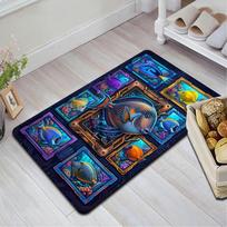 Colorful Fish Frames Pattern Rug Floor Mat for Living Room or Bedroom Soft and Comfortable Carpet a Gift for Birthday and Holiday. 40x60cm( 15x23in ) įvairiaspalvis