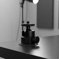 gimbal Locking Knob Camera Swivel Head Metal Body Degree Tripod Mount for contents Creators, live,