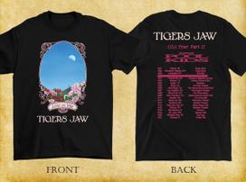 Tigers Jaw Band 2 Sides 2026 USA Tour Shirt Unisex Cotton Black S-5XL EM1649 XXXL