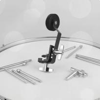 Snare Drum Mute Silencer Overtone Reduction Adjustable Damper Metal Percussion Accessory for