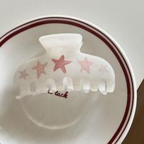 Cherry Starfish Hair Claw Ocean Sea Star Grab Clip Fashion Acetic Acid Hair Clip  Travel balta