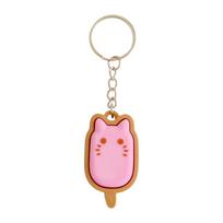 Cartoon Clicker Keychain Chocolate Ice Cream Funny Fidget Toy  Backpack Accessory Style 1