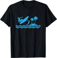 Cool Surfing Summer Design Beach Lover Funny Gift T-Shirt Unisex T-Shirt XL