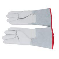 1 Pair Antifreeze Gloves Thickened Leather Low Temperature Protective Gloves for Liquid Nitrogen Dry Ice Handling 31cm Leather + Thinsulate cotton