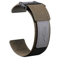 24 mm lengvai tvirtinamas nailoninis dirželis Suunto 7/9/Spartan Sport laikrodžiui, keičiamas riešo dirželis 9Baro juosta SUUNTO 7 ruda