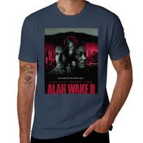 Alan Wake Tshirt Casual All Match Short Sleeve Tshirt S