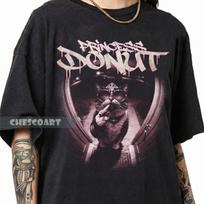Comfort Colors Princess Donut & Mongo Shirt, Dungeon Crawler Carl T-Shirt, Book Series Fan Merchandise S