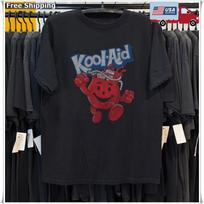 NEW! Ohh Yeah Kool Aid Logo Unisex Black Cotton T-shirt Size S-5XL S