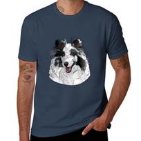 Merle Sheltie Tshirt Graphic Print Short Sleeve Tshirt S