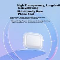 Pisen AirPods Pro 3 Protective Case Transparent Soft Shell Shockproof Dustproof Cover for Apple Bluetooth Earphones